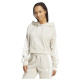 Adidas Γυναικείο φούτερ Essentials 3-Stripes French Terry Cropped Hoodie